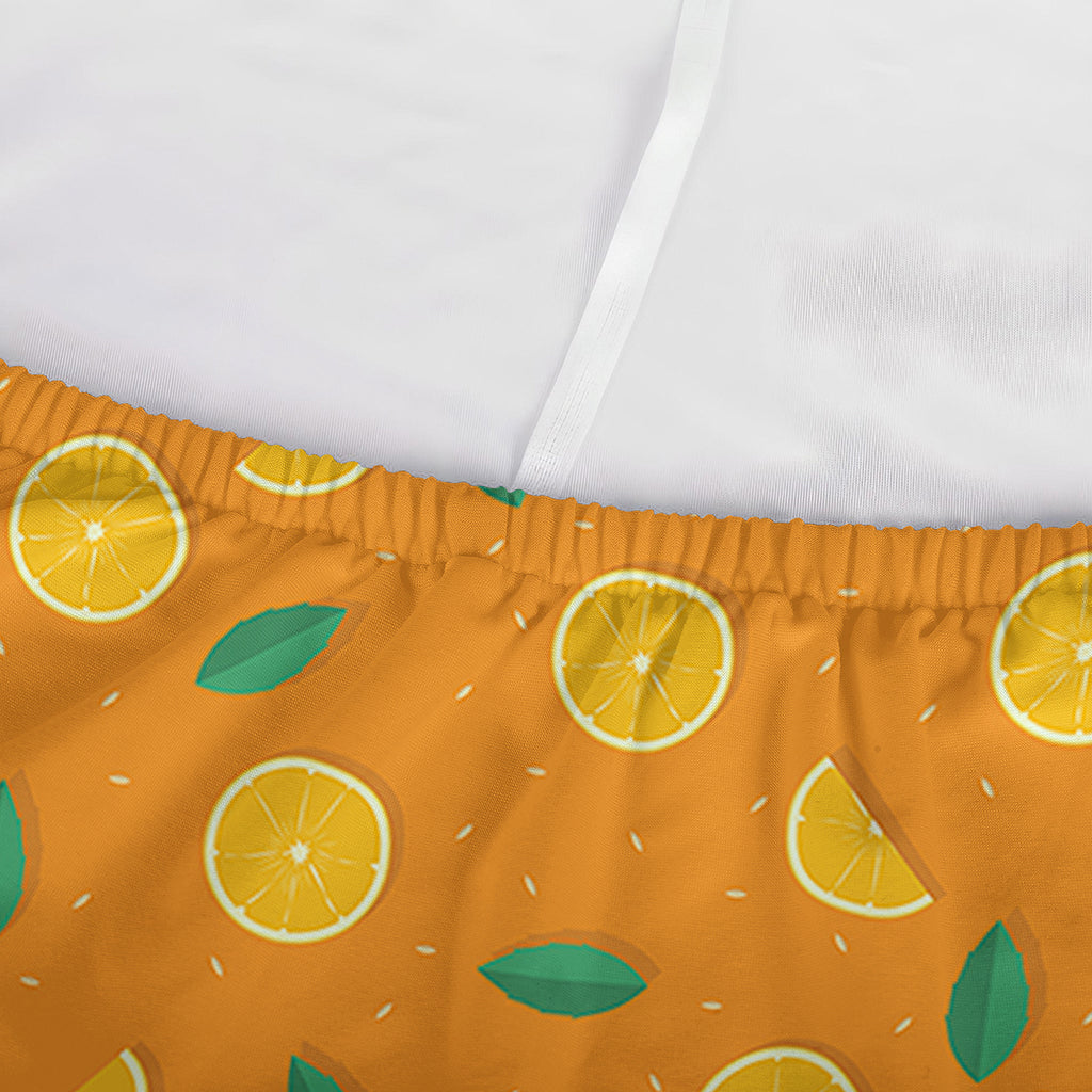 Orange Fruit Slices Pattern Print Sofa Cover