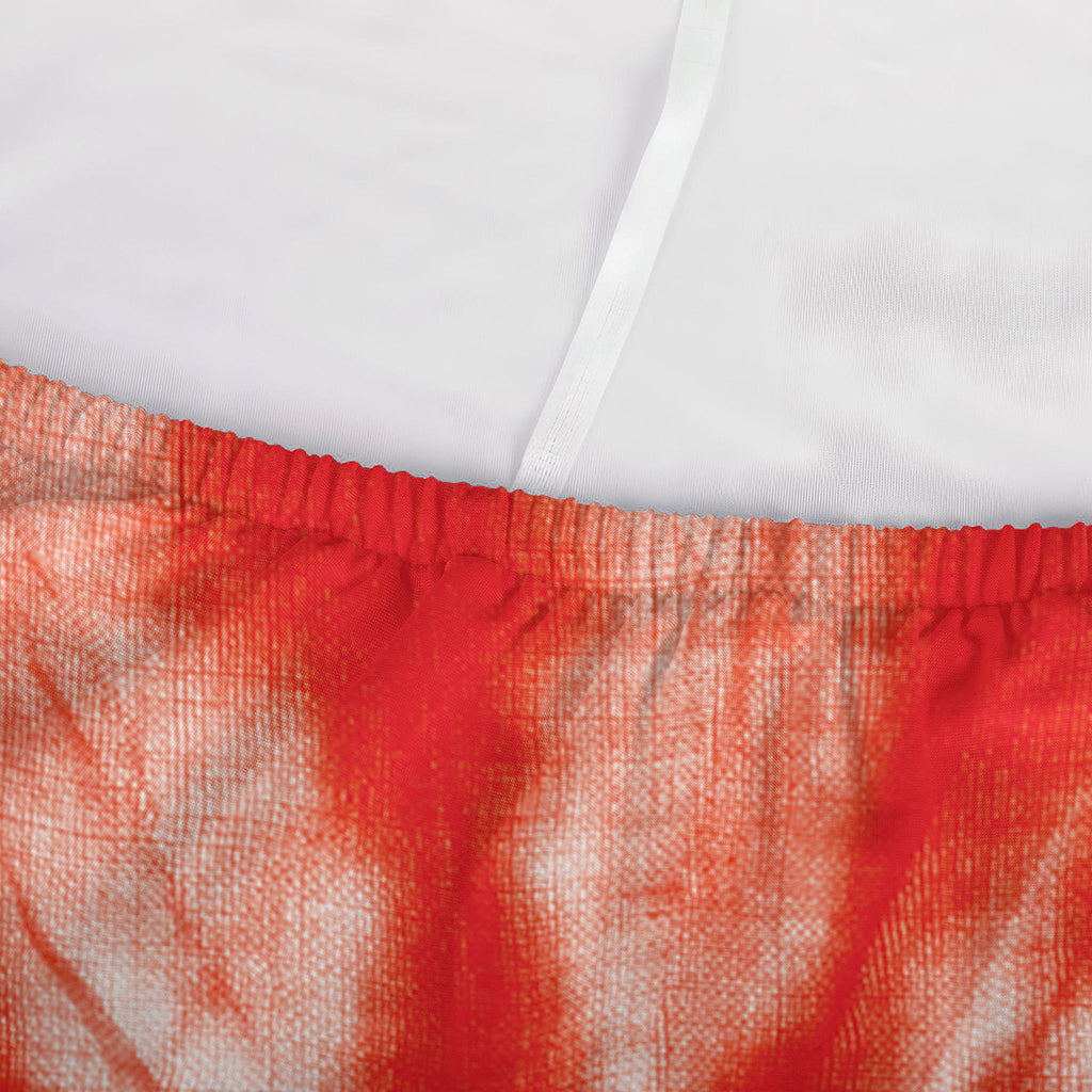 Orange Tie Dye Print Sofa Cover