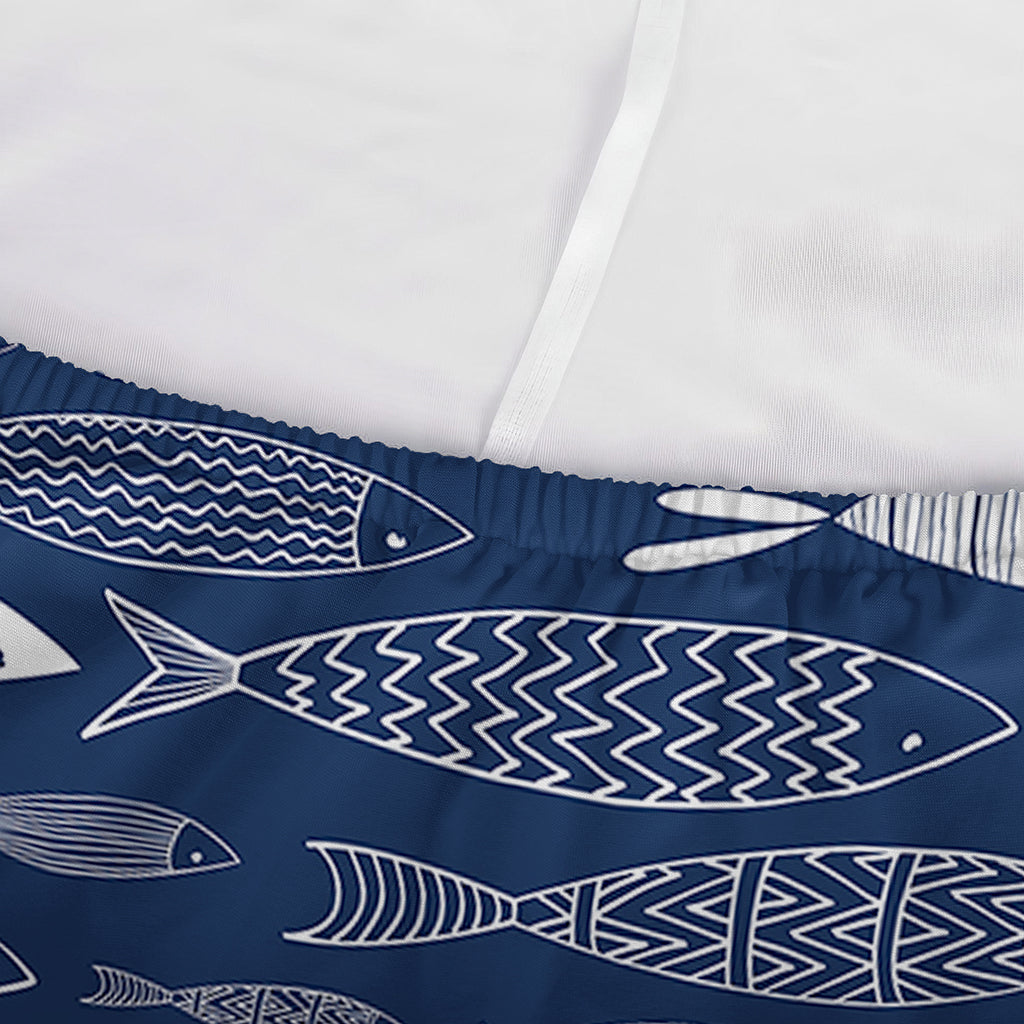 Ornamental Fish Pattern Print Sofa Cover