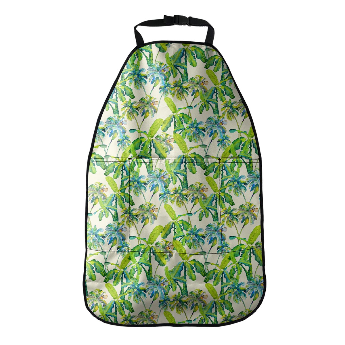 Palm Tree Banana Pattern Print Car Seat Organizers