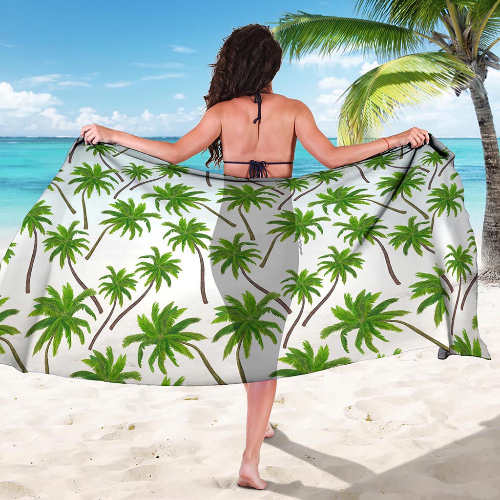 Palm Tree Pattern Print Beach Sarong Wrap
