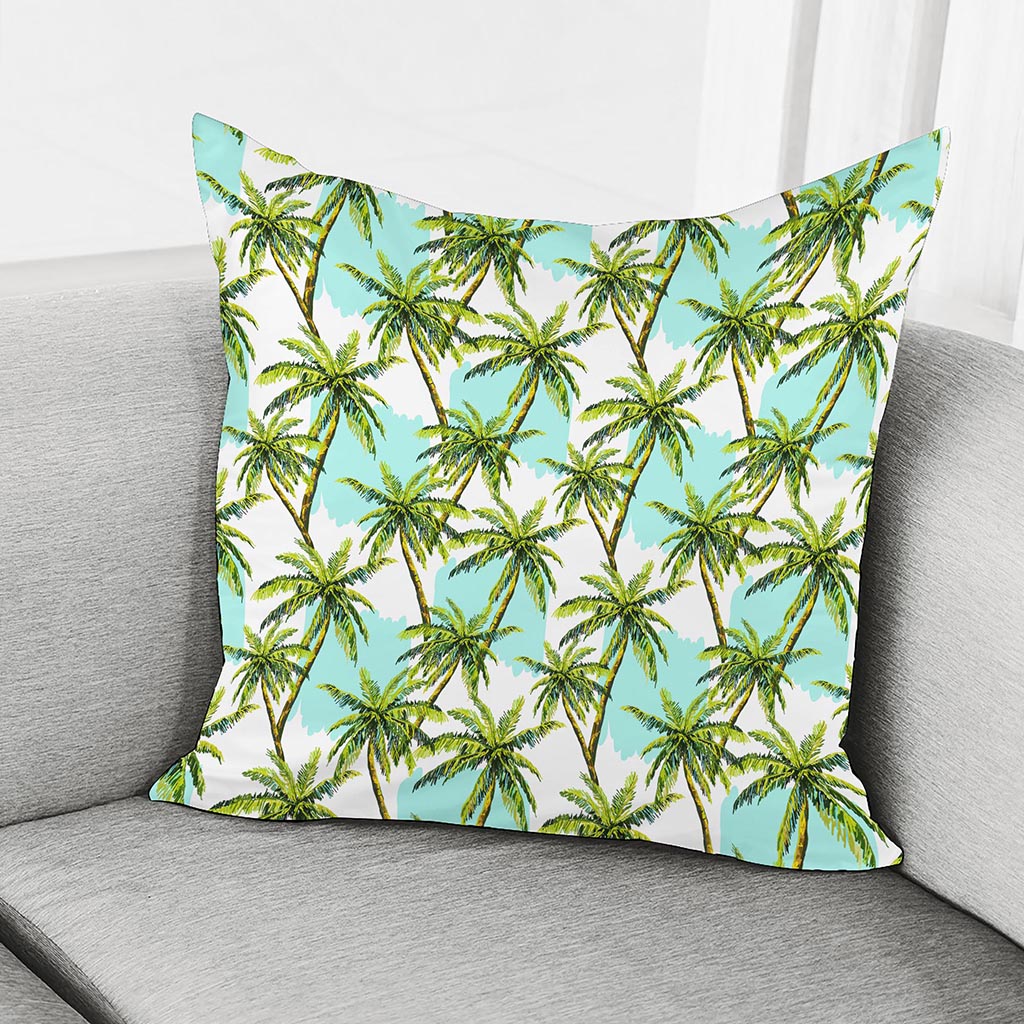 Palm Tree Tropical Pattern Print Pillow Cover