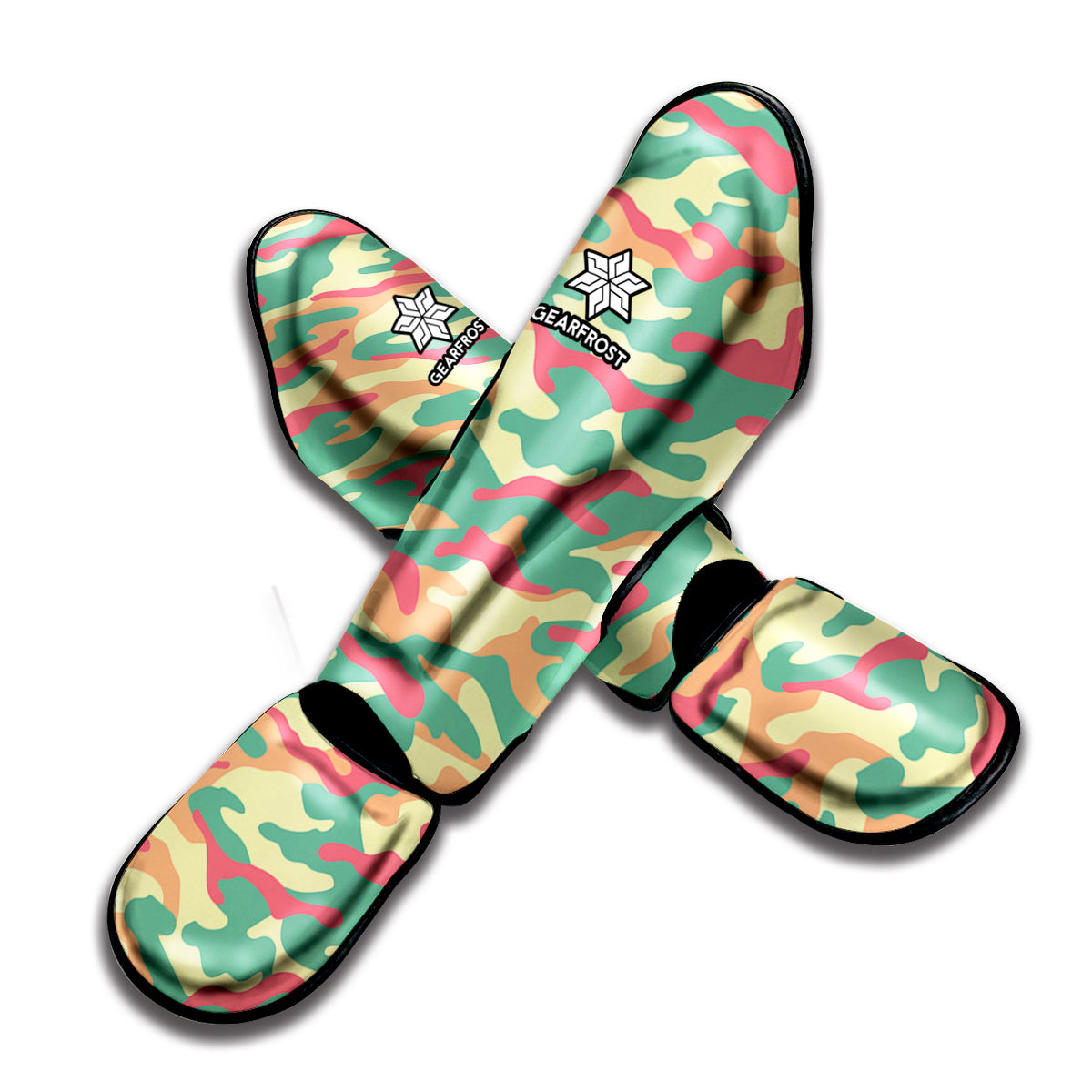 Pastel Camouflage Print Muay Thai Shin Guard