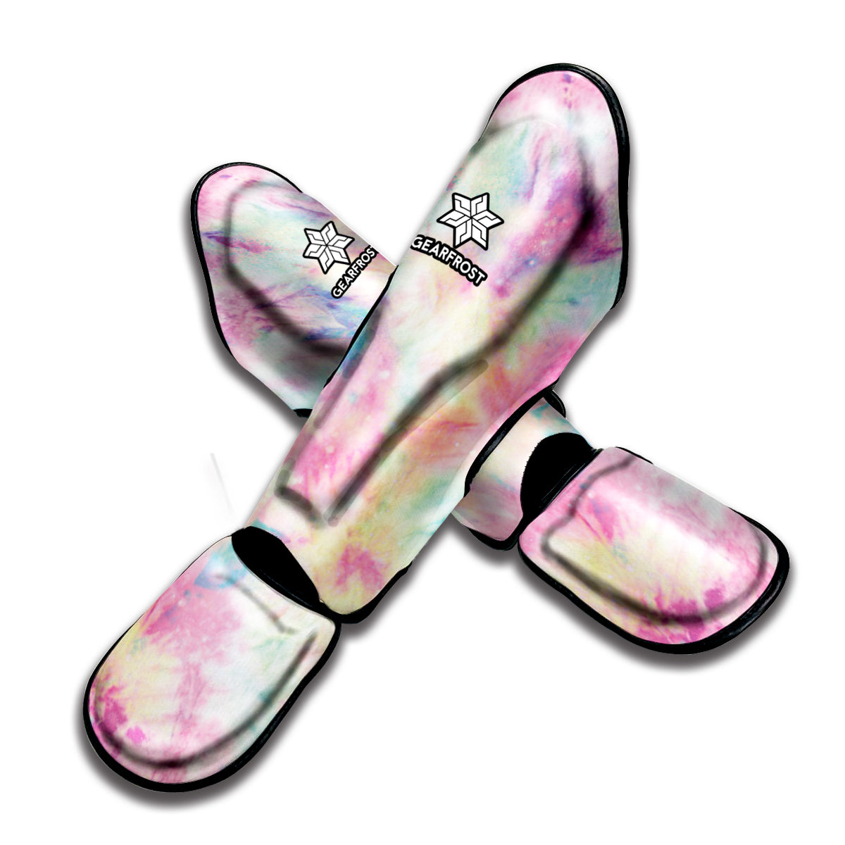 Pastel Tie Dye Print Muay Thai Shin Guard
