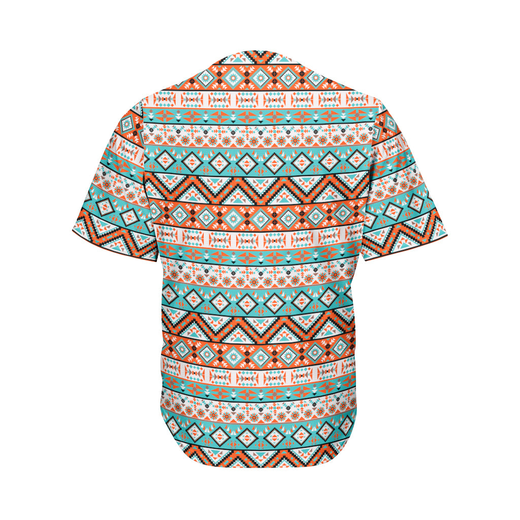 Pendleton Navajo Geometric Pattern Print Men's Baseball Jersey