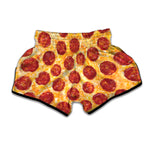 Pepperoni Pizza Print Muay Thai Boxing Shorts