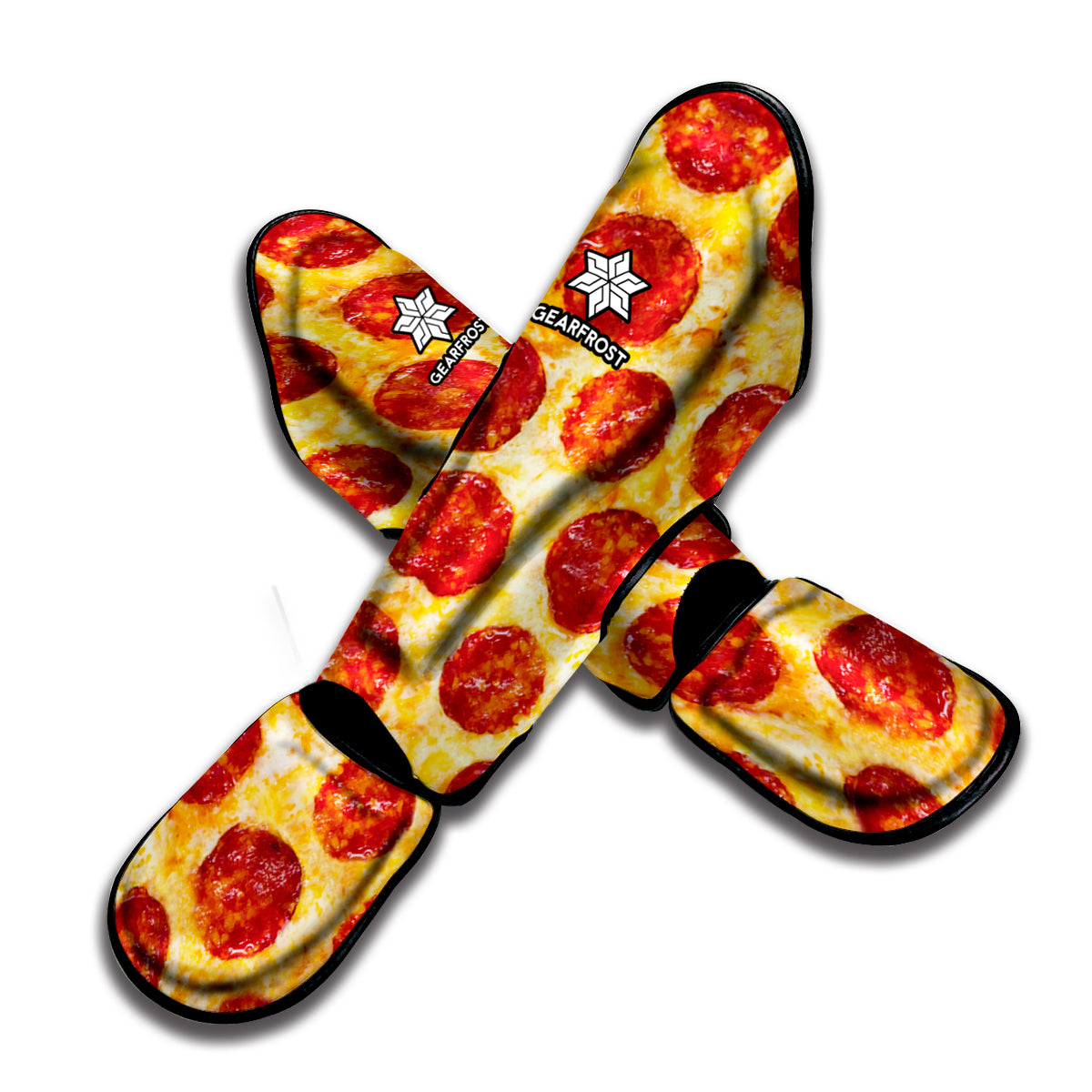 Pepperoni Pizza Print Muay Thai Shin Guard