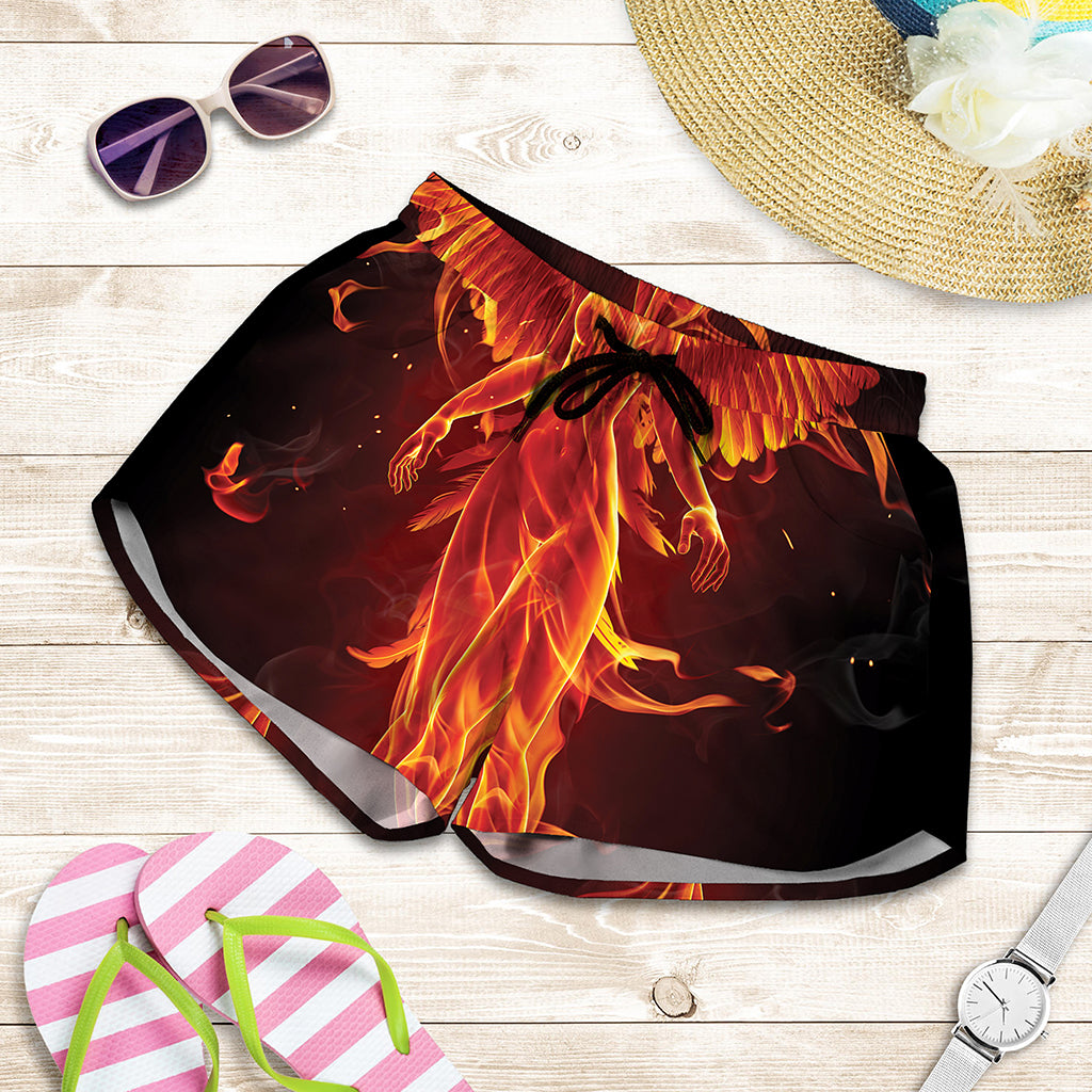 Phoenix Angel Print Women's Shorts