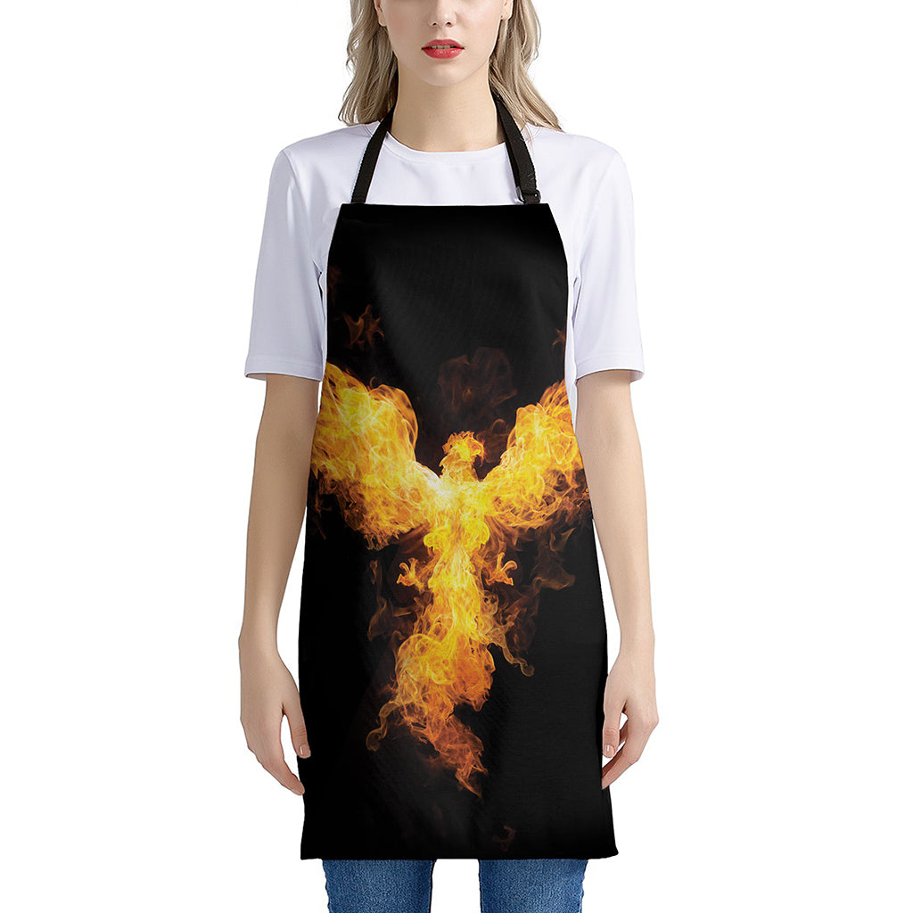Phoenix Firebird Print Apron