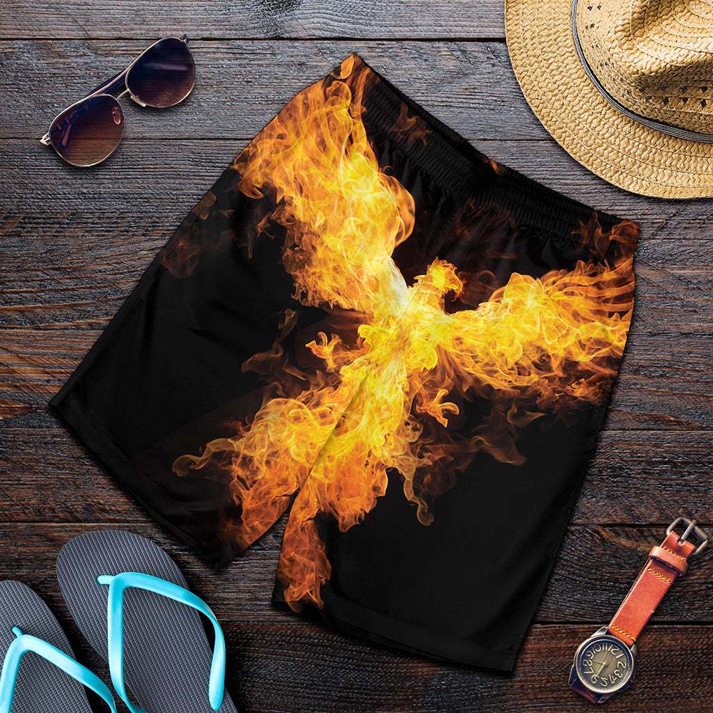 Phoenix Firebird Print Men's Shorts