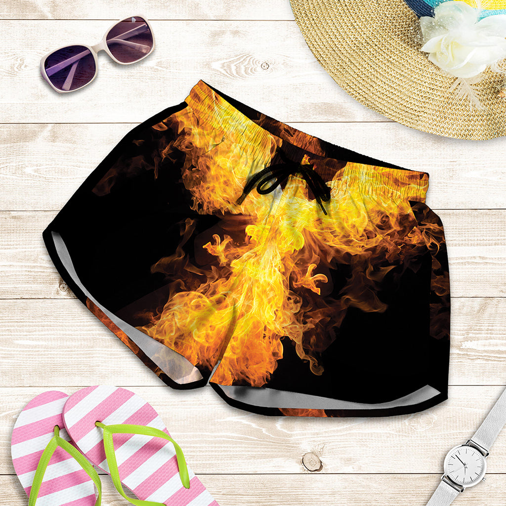 Phoenix Firebird Print Women's Shorts