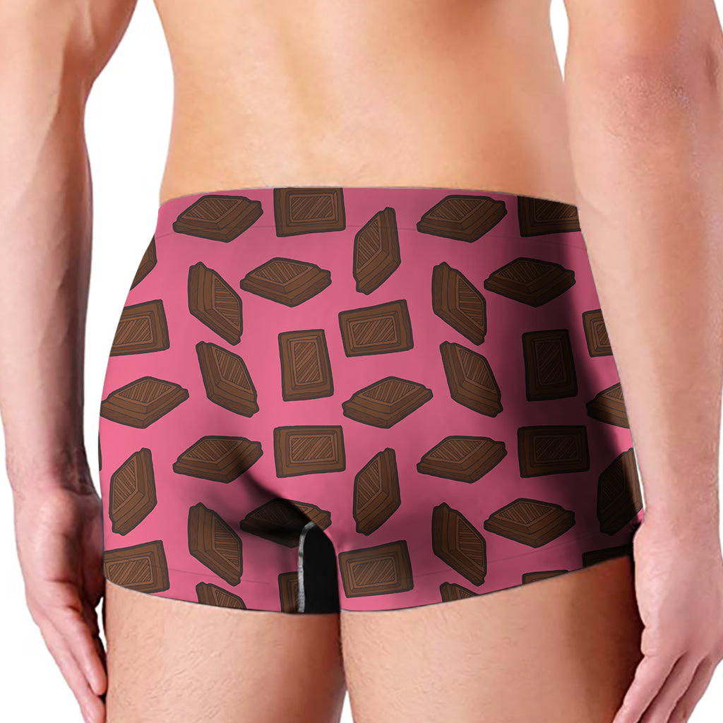 Pieces of Chocolate Pattern Print Men's Boxer Briefs