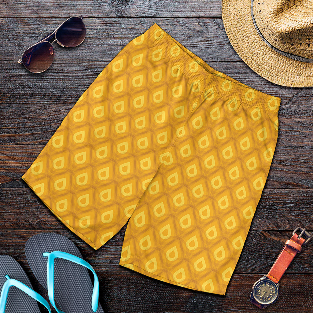 Pineapple Print Men's Shorts