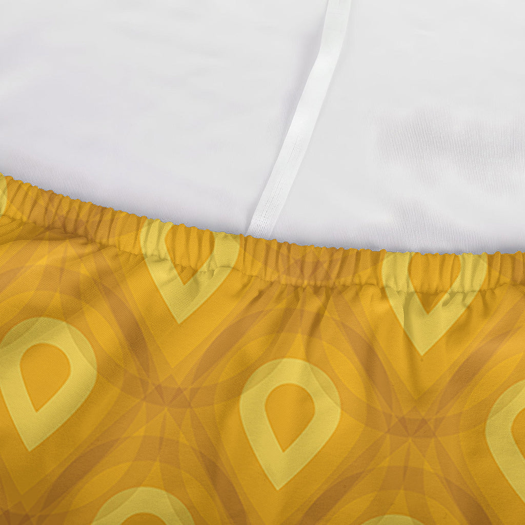 Pineapple Print Sofa Cover