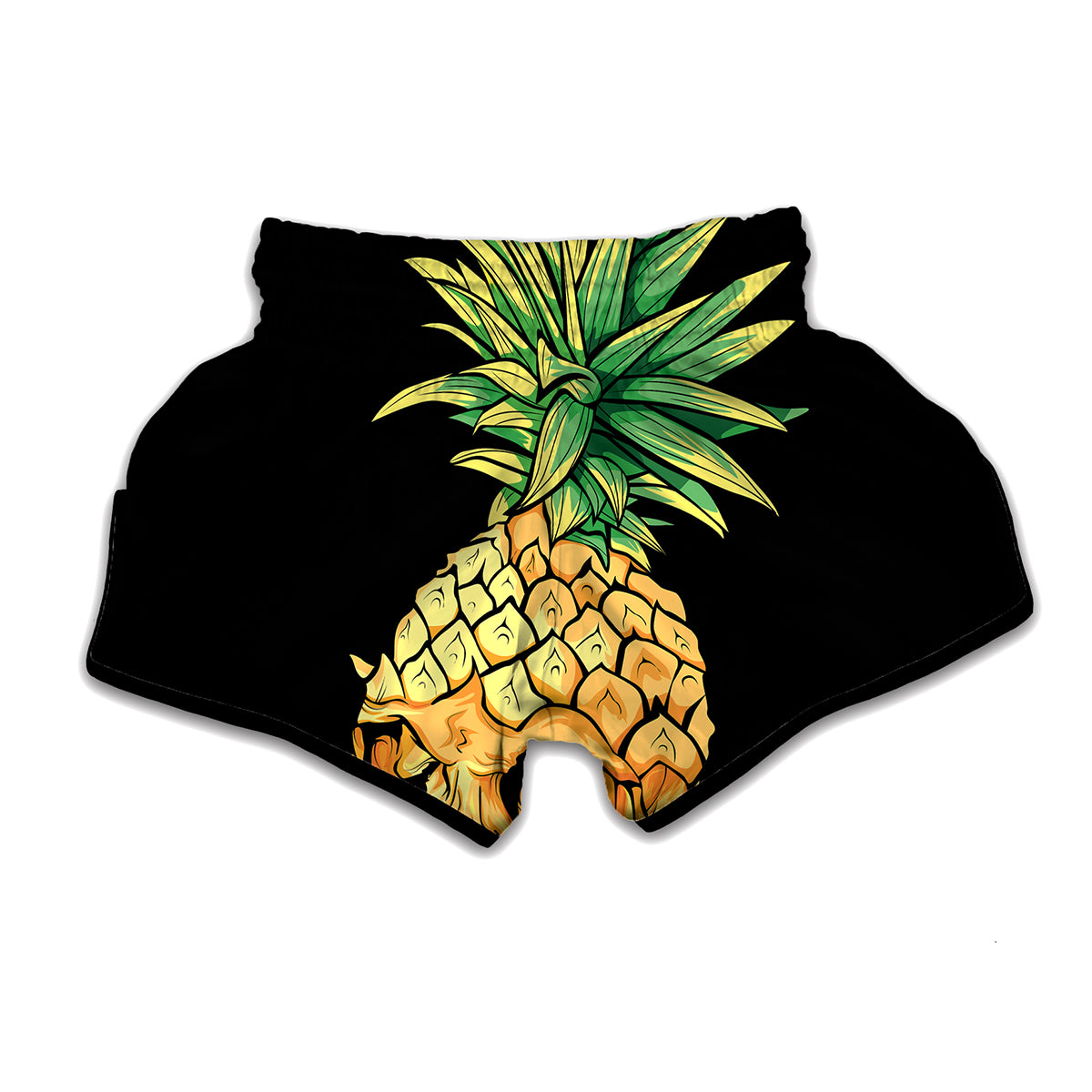 Pineapple Skull Print Muay Thai Boxing Shorts