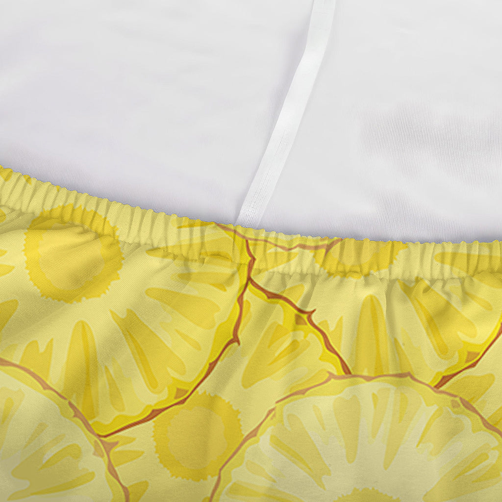 Pineapple Slices Pattern Print Sofa Cover