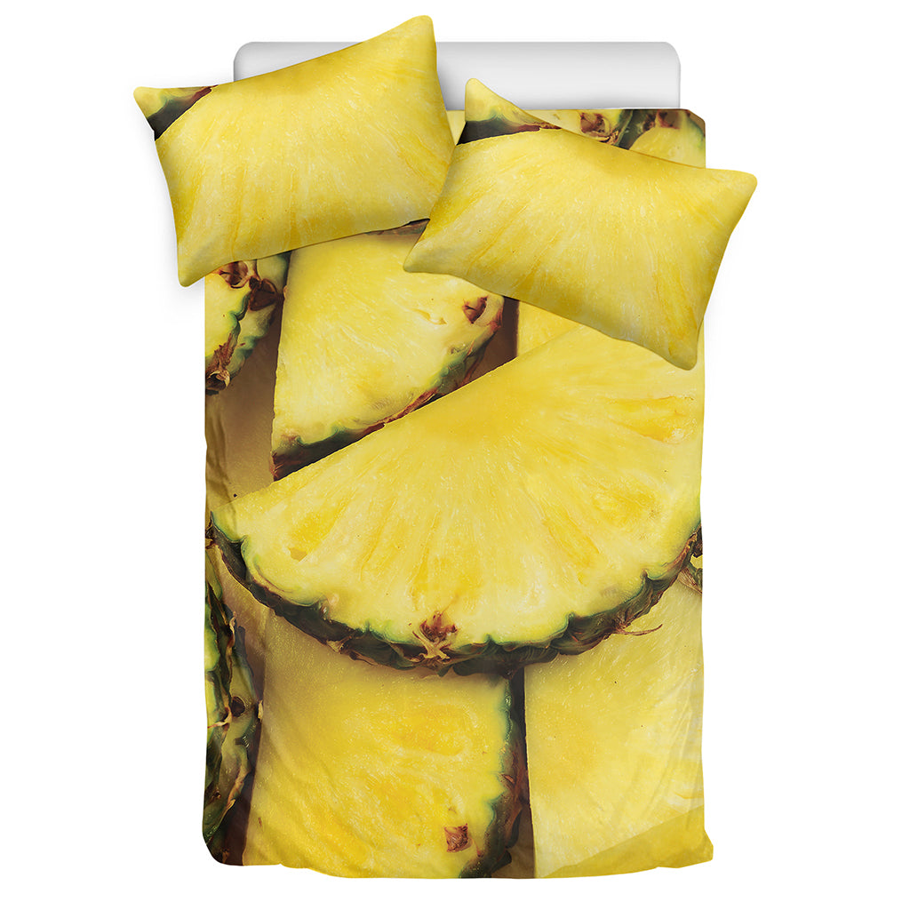 Pineapple Slices Print Duvet Cover Bedding Set