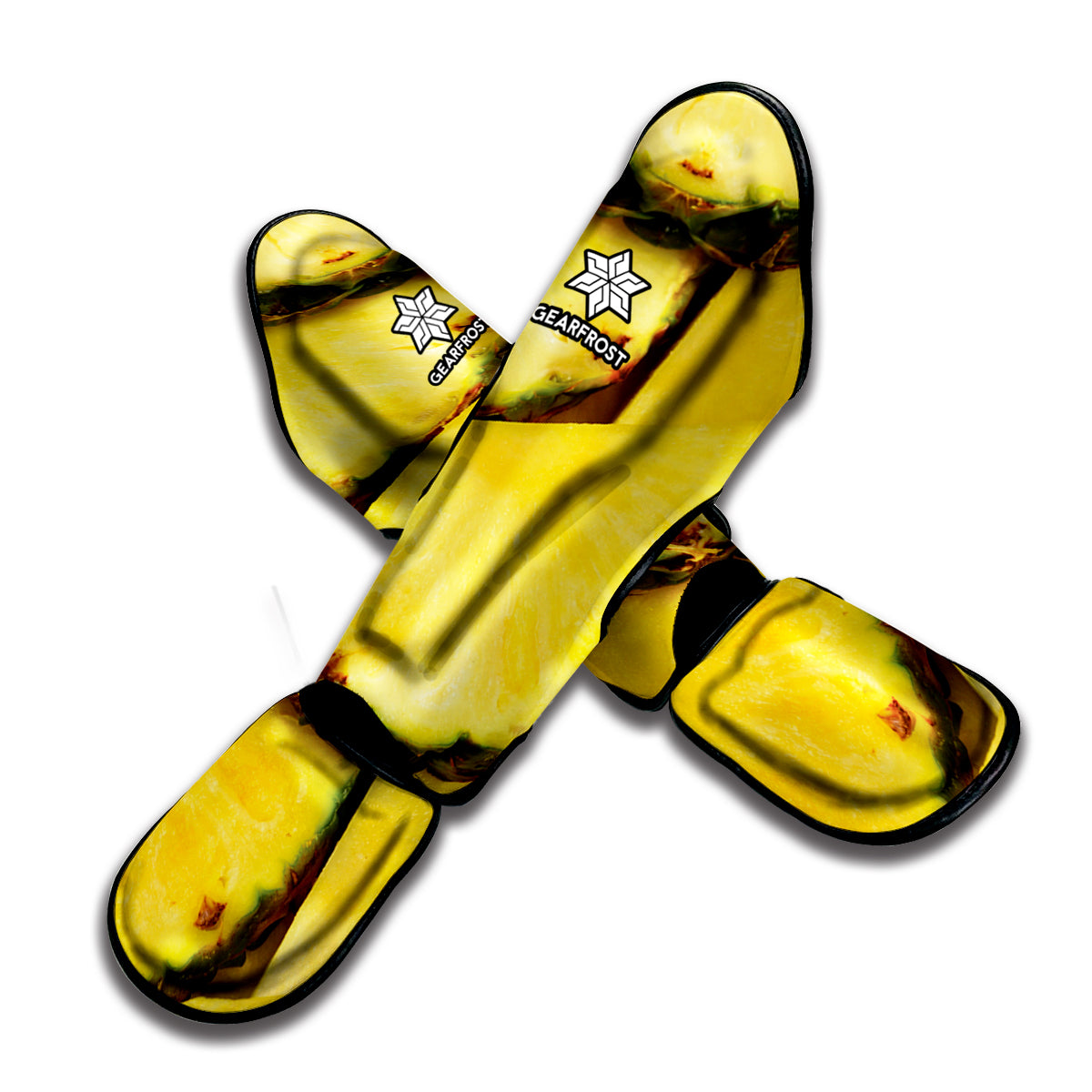 Pineapple Slices Print Muay Thai Shin Guard