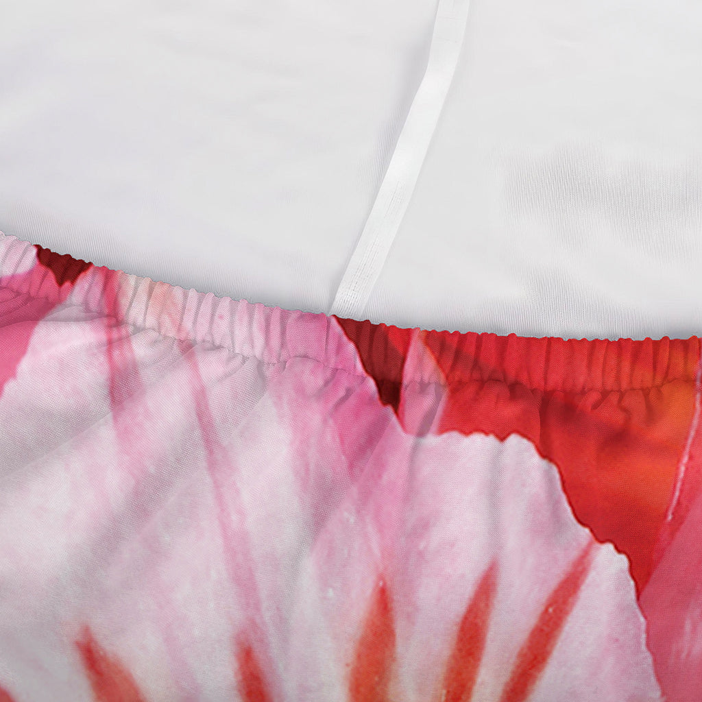 Pink Alstroemeria Print Sofa Cover