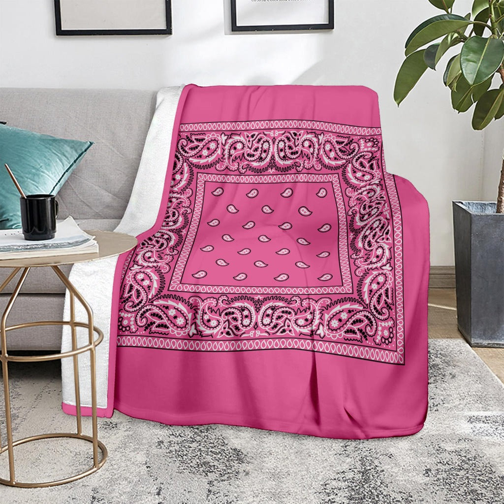Pink Bandana Blanket