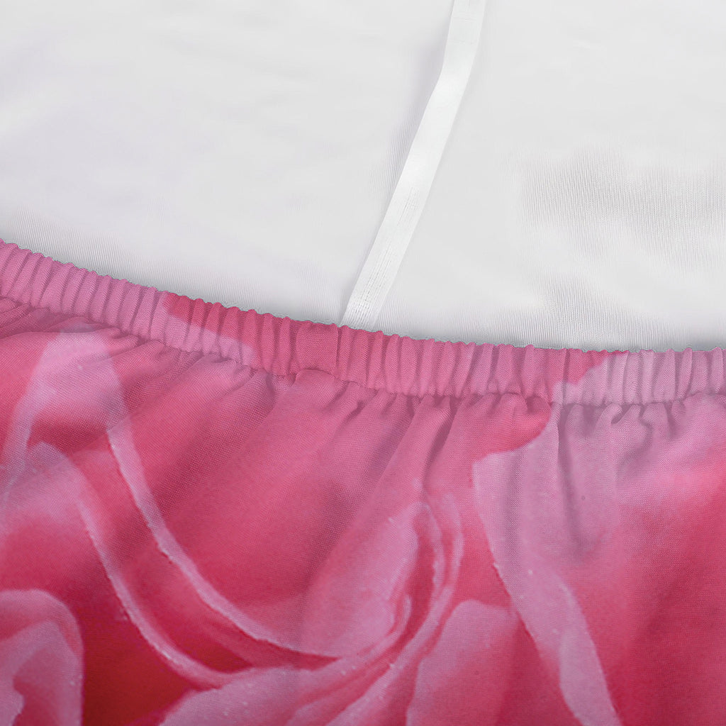 Pink Carnation Flower Print Sofa Cover