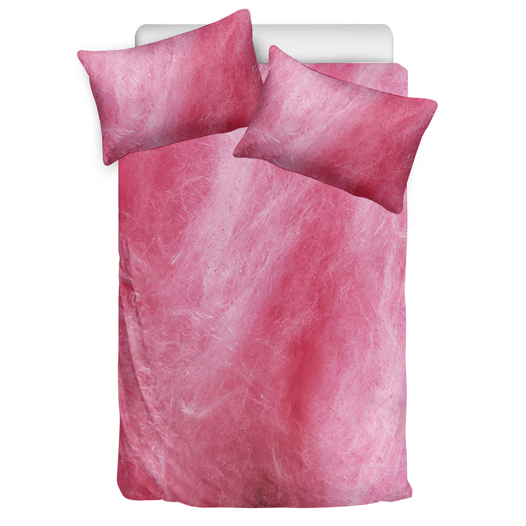 Pink Cotton Candy Print Duvet Cover Bedding Set