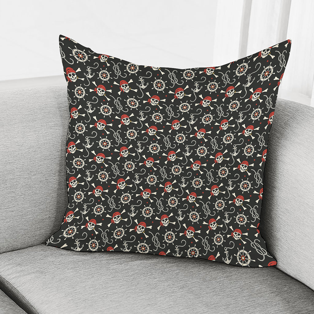 Pirate Theme Pattern Print Pillow Cover