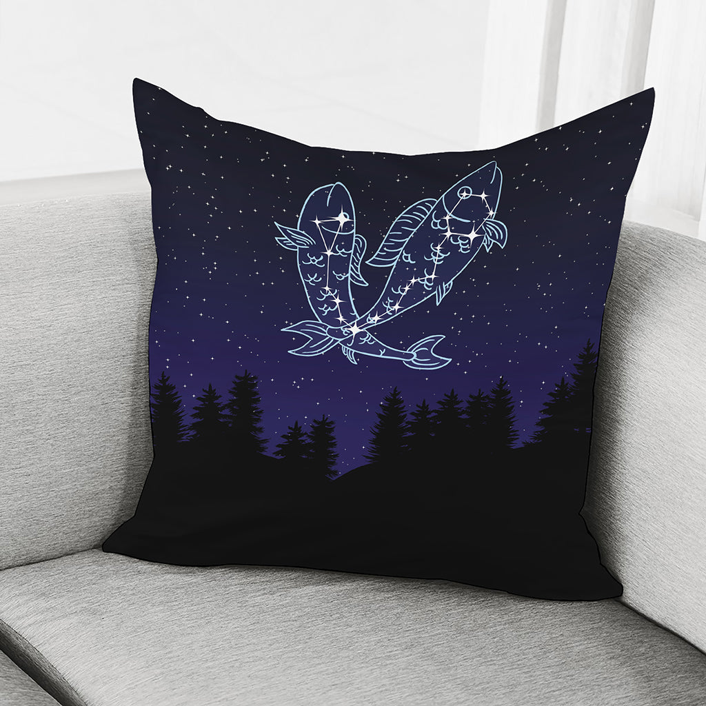 Pisces Constellation Print Pillow Cover