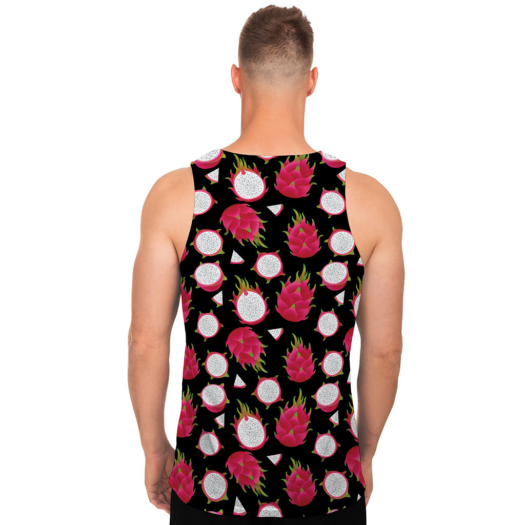 Pitaya Pattern Print Men's Tank Top