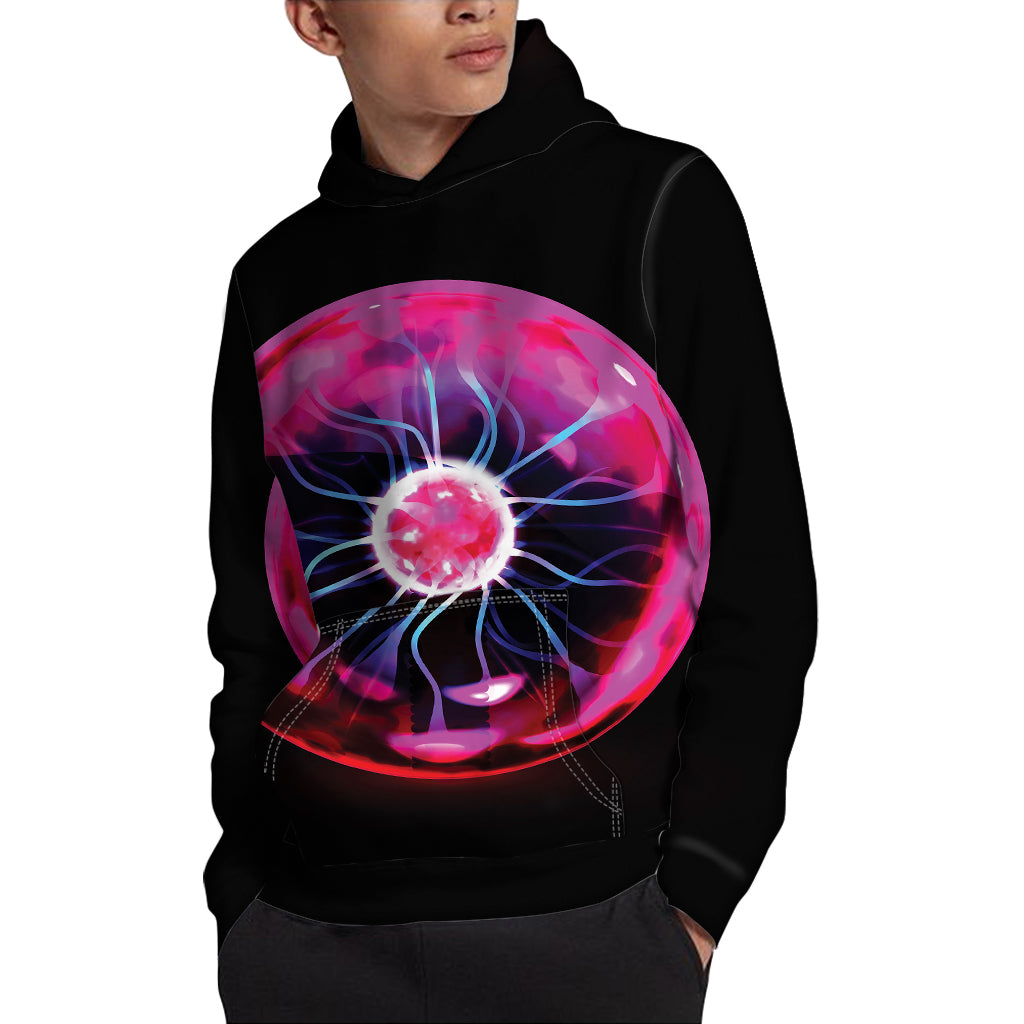 Plasma Ball Print Pullover Hoodie