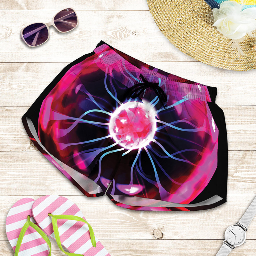 Plasma Ball Print Women's Shorts