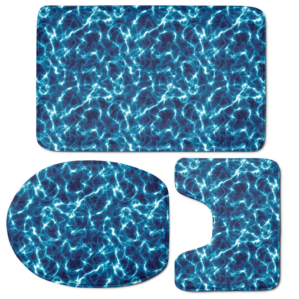 Plasma Energy Print 3 Piece Bath Mat Set