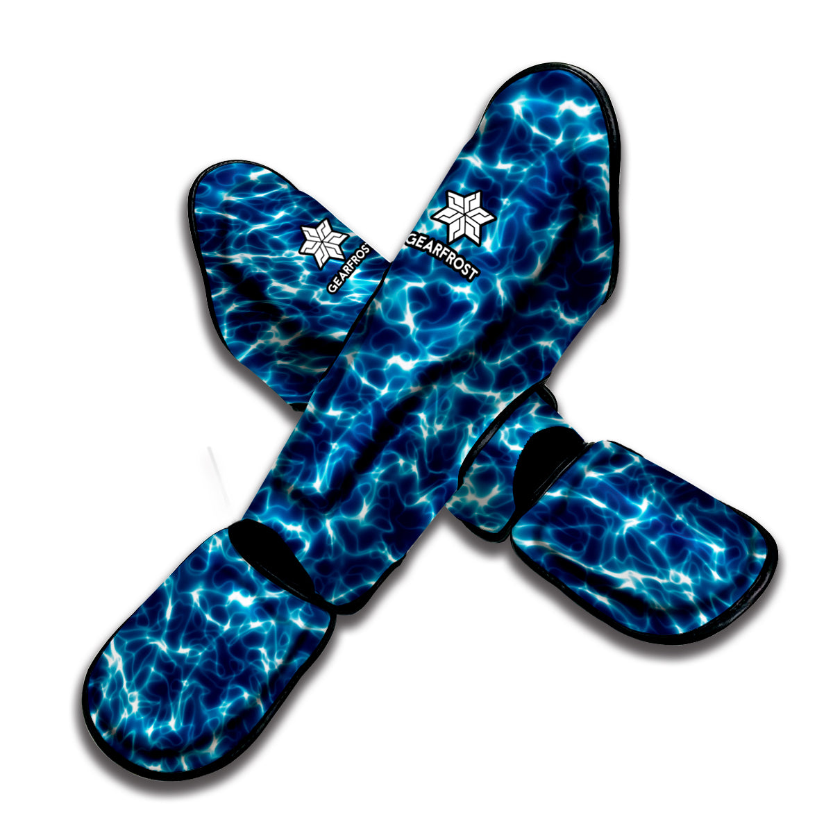 Plasma Energy Print Muay Thai Shin Guard