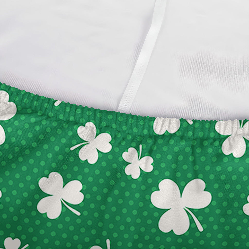 Polka Dot Irish St. Patrick's Day Print Sofa Cover