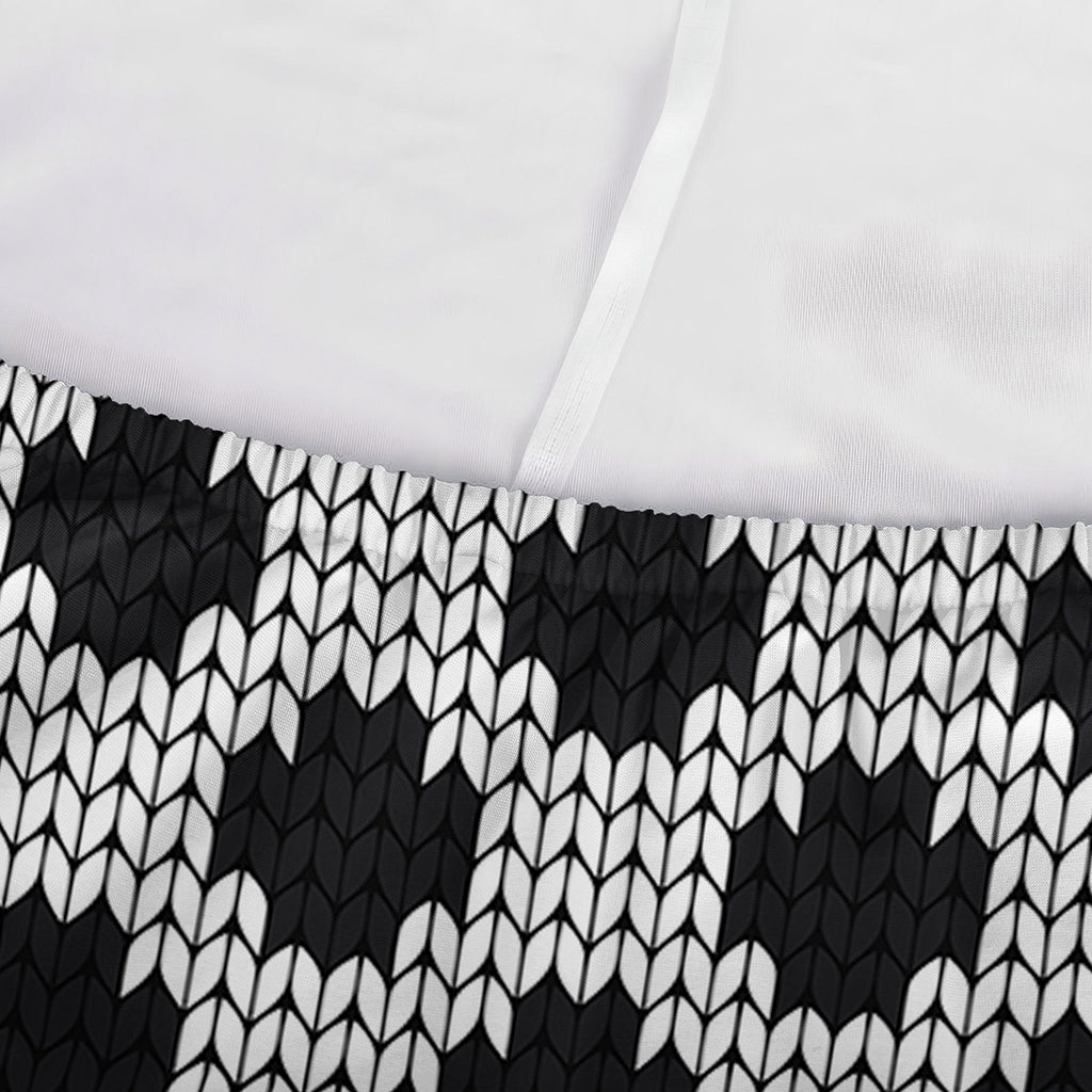 Polka Dot Knitted Pattern Print Sofa Cover