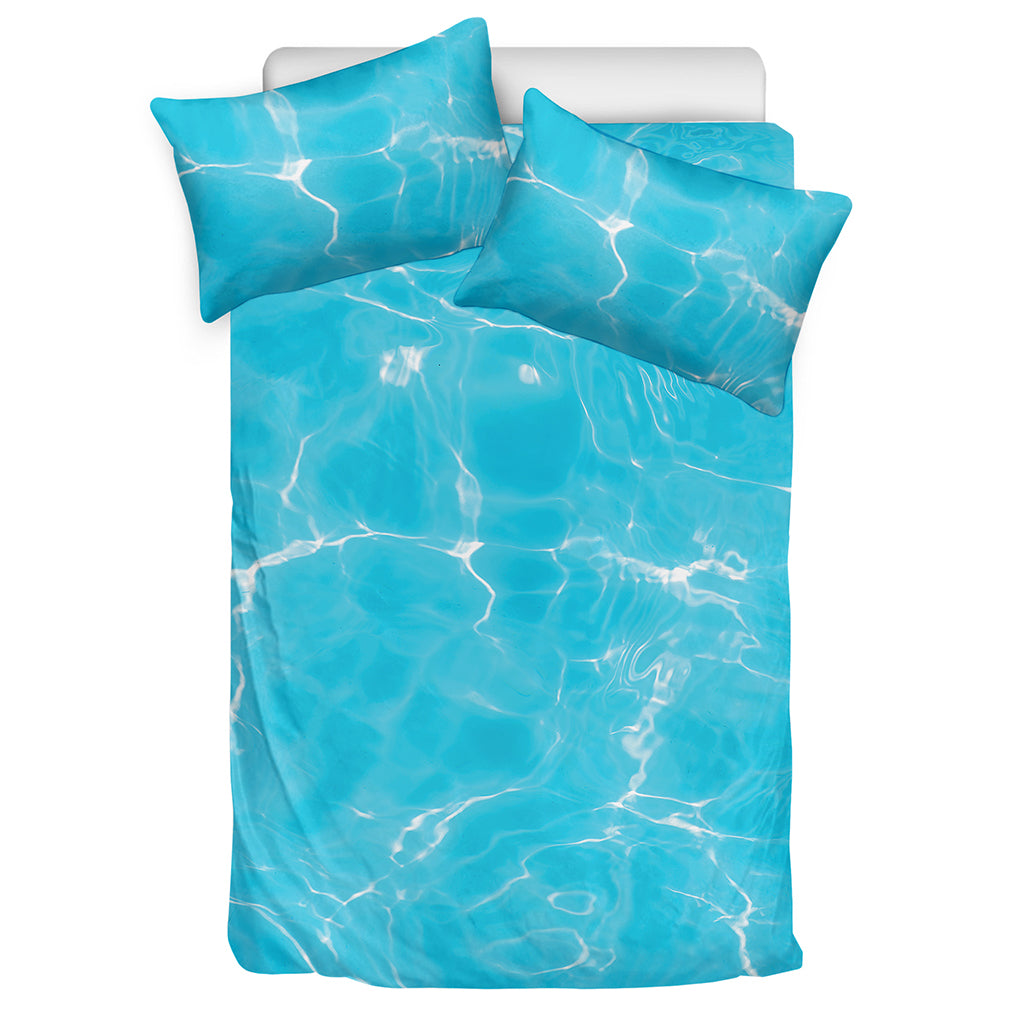 Pool Water Surface Print Duvet Cover Bedding Set