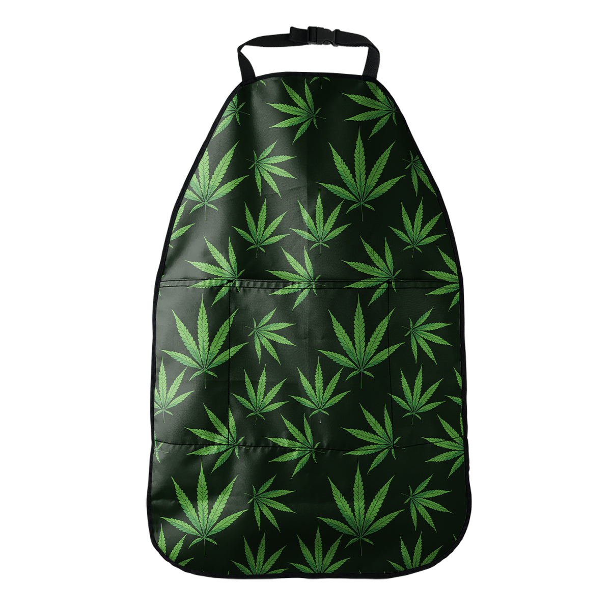 Pot Leaf Pattern Print Car Seat Organizers