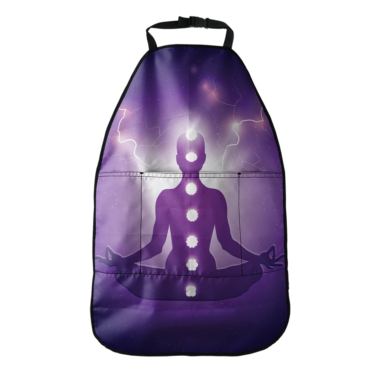 Power Of Seven Chakras Print Car Seat Organizers