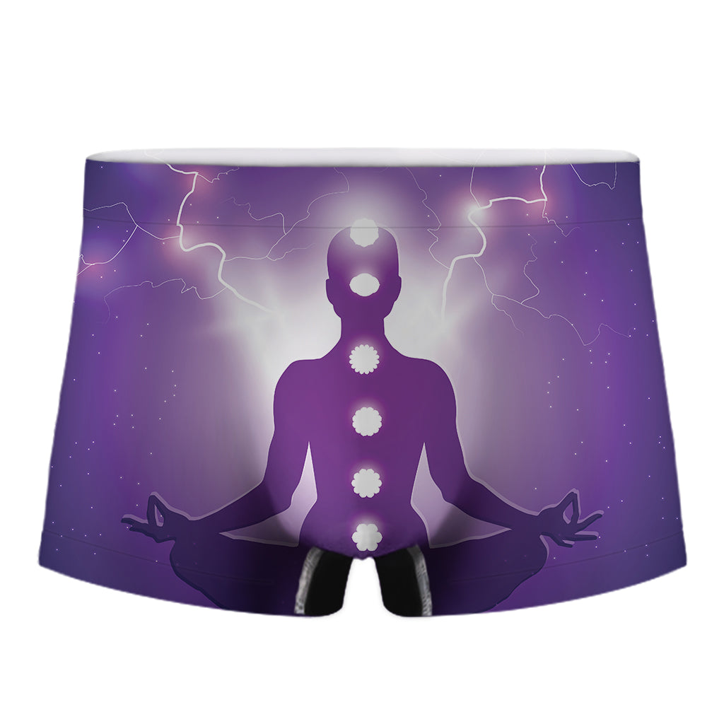 Power Of Seven Chakras Print Mens Boxer Briefs Gearfrost 