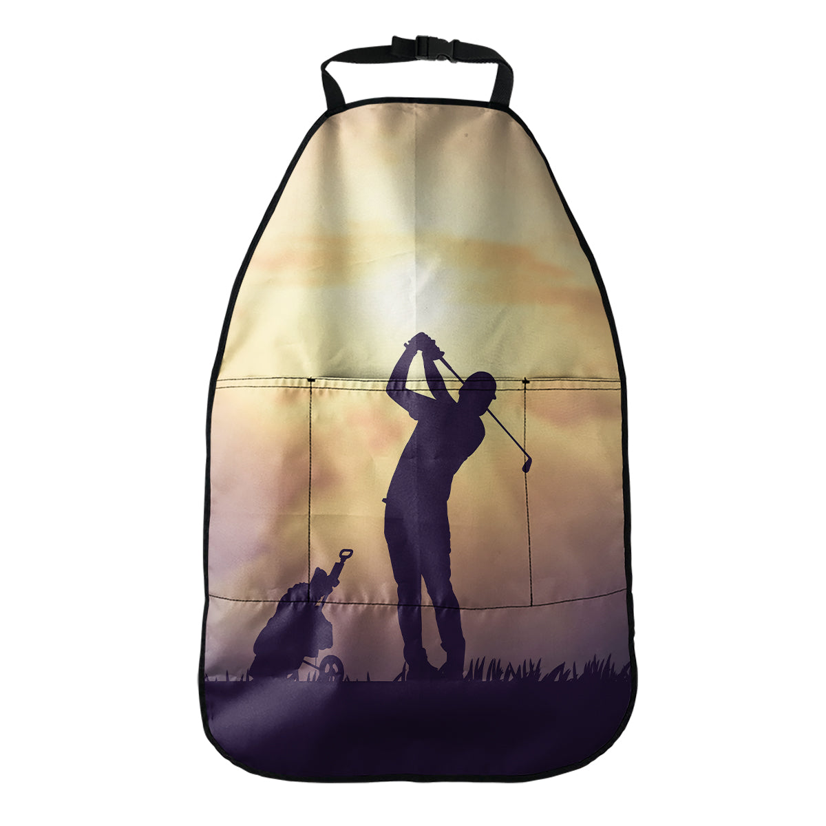 Pro Golf Swing Print Car Seat Organizers
