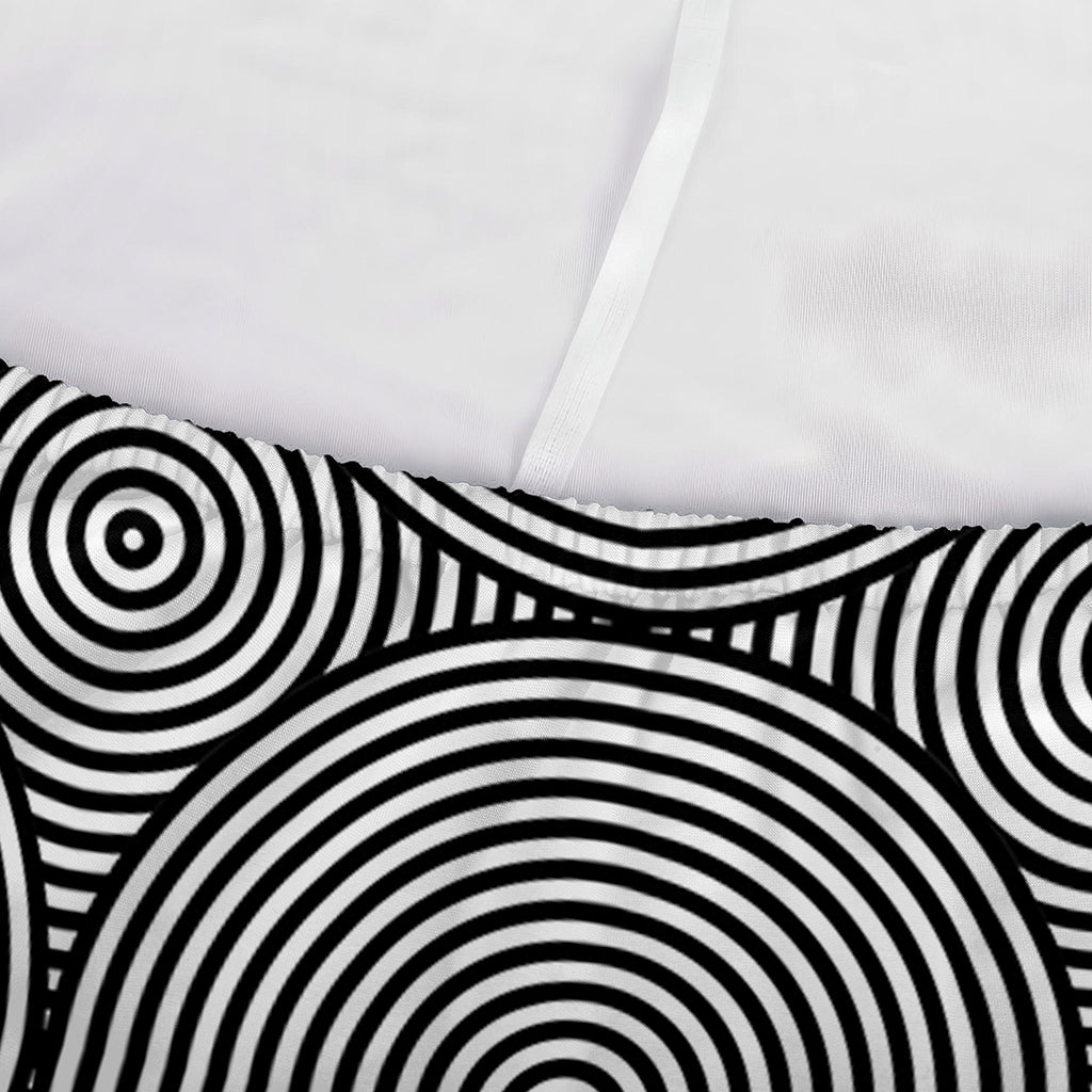 Psychedelic Circle Pattern Print Sofa Cover