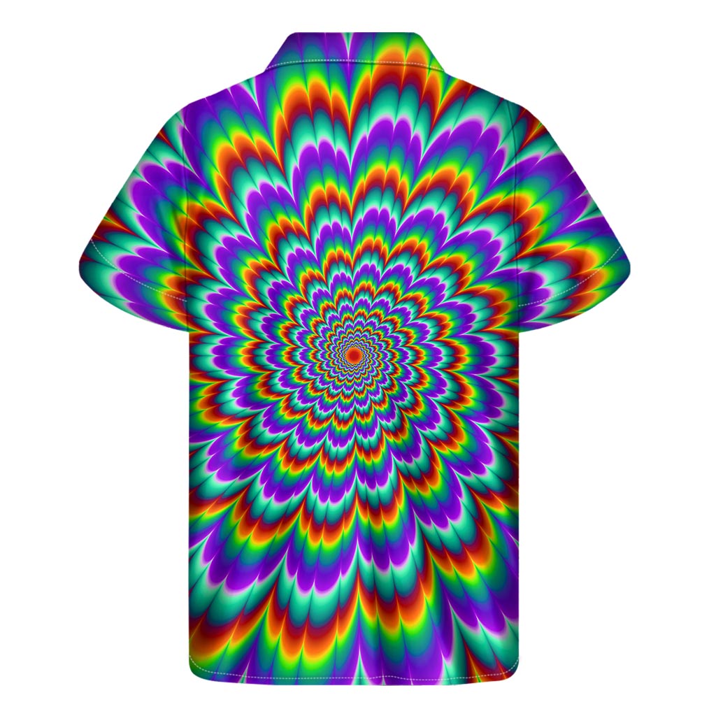 Psychedelic Expansion Optical Illusion Men's Short Sleeve Shirt