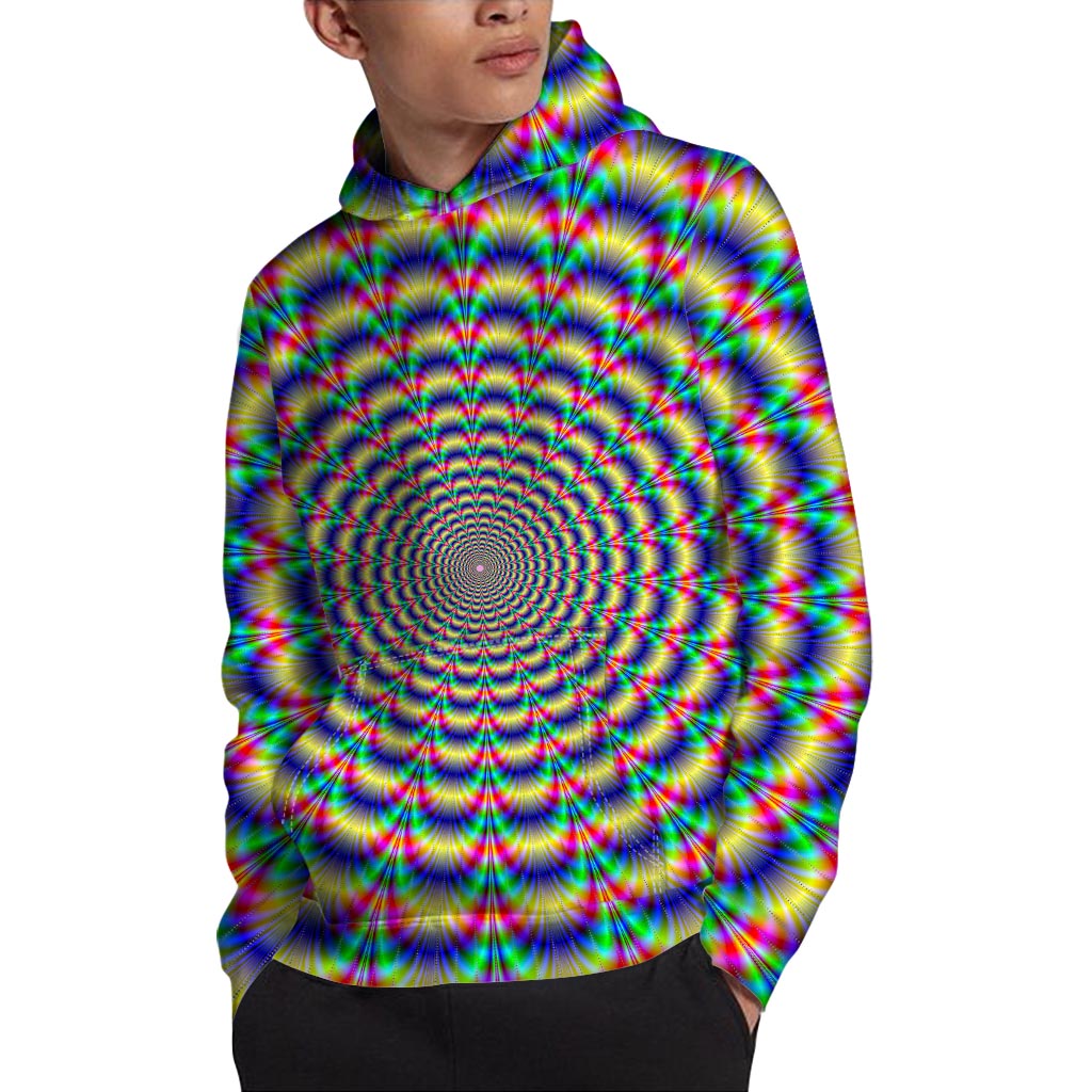 Psychedelic Explosion Optical Illusion Pullover Hoodie