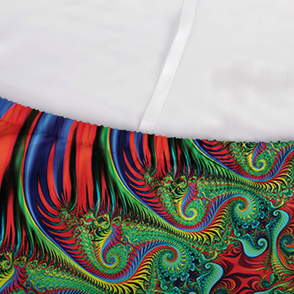 Psychedelic Fractal Print Sofa Cover