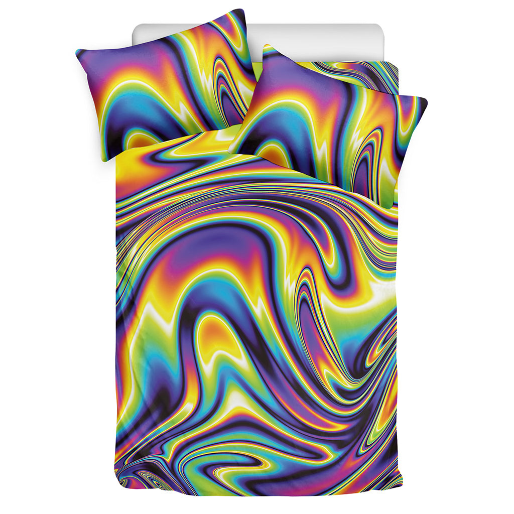 Psychedelic Gradient Print Duvet Cover Bedding Set