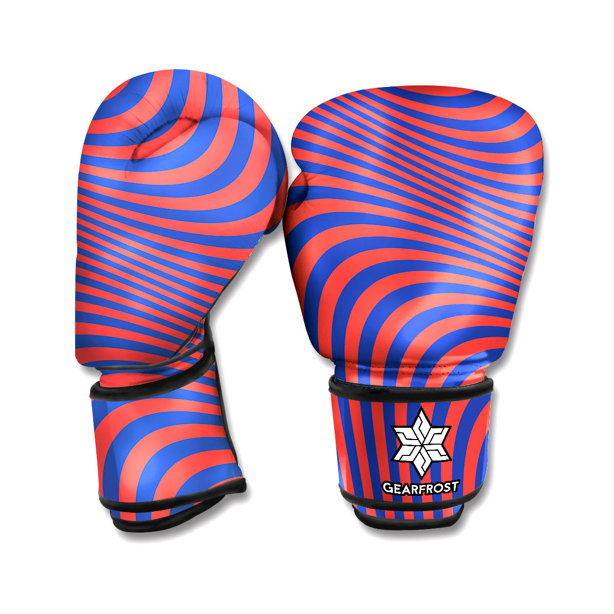 Psychedelic Illusion Print Boxing Gloves