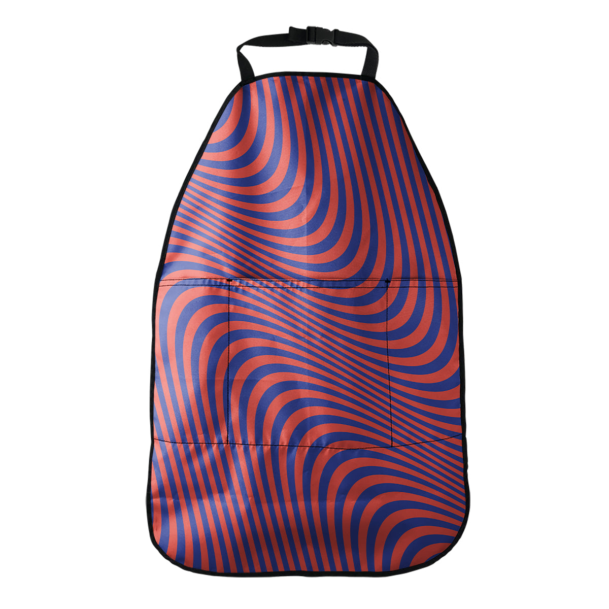 Psychedelic Illusion Print Car Seat Organizers