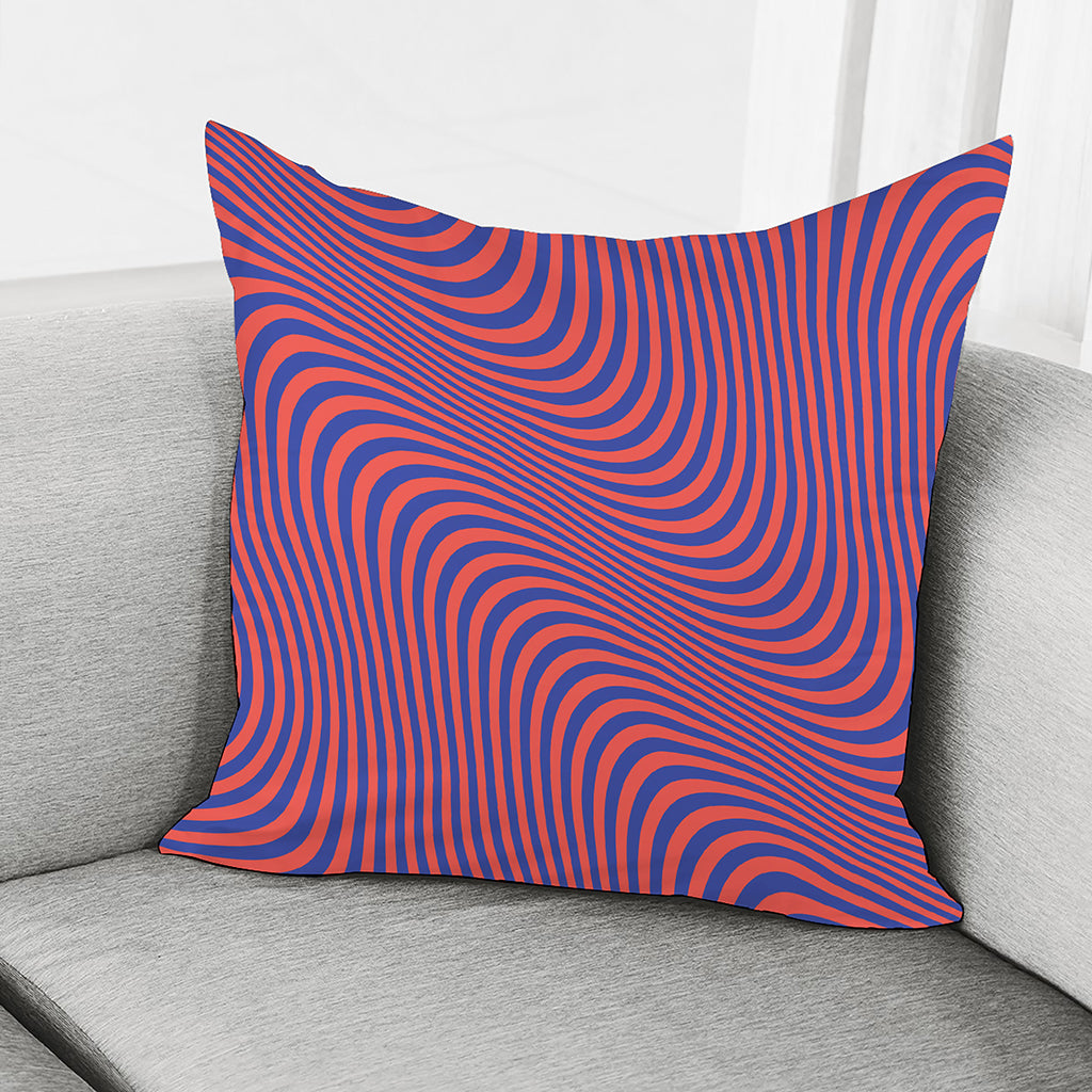 Psychedelic Illusion Print Pillow Cover