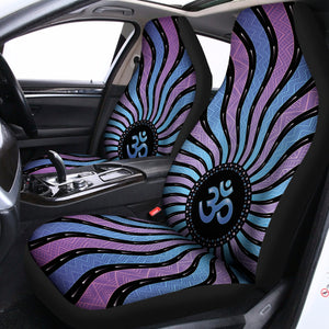 Psychedelic Om Print Universal Fit Car Seat Covers