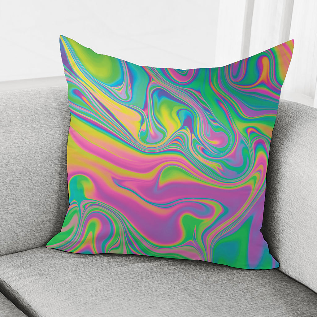 Psychedelic Soap Bubble Print Pillow Cover